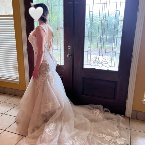 NWT Sophia Tolli Y22262 ‘Indiana’ Mermaid Wedding Dress – Size 8, Ivory - Picture 2 of 5